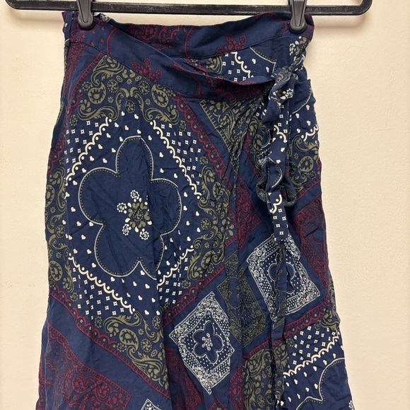 ModCloth Printed Paisley Wrap Midi Skirt - Picture 5 of 11